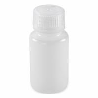 GLOBE SCIENTIFIC Dispensing Bottle: HDPE, 60 mL, 2.02 fl oz, Closure Included, Colorless, 28 mm (MPN 7510060BKS). Key specifications — Brand: GLOBE SCIENTIFIC; Graduated: No; Body Color: Colorless.