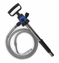 OILSAFE Hand Pump: Piston Action, Pump with Hose, Nozzle & Spout, ABS/Stainless Steel Housing, 5 ft (MPN 102302). Key specifications — Brand: OILSAFE; Housing Material: ABS/Stainless Steel; Maximum Flow Rate: 12 oz per stroke; Suction Tube Material: SS; Seal Material: Viton.