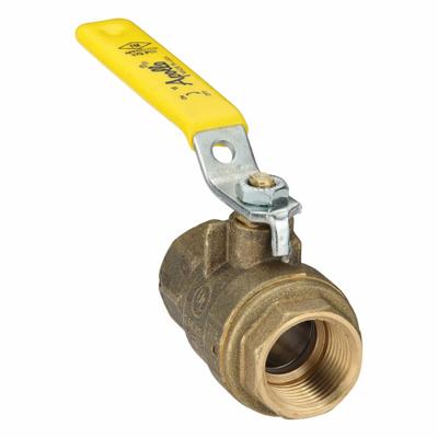 APOLLO Manual Two-Way Ball Valve: 3/4 in, Brass, Straight, FNPT x FNPT - Brass Ball Valves