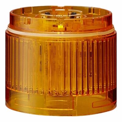 PATLITE Tower Light Module: Steady, 24V DC, Amber, 60 mm Overall Dia, 40 mm Overall Ht - Steady Light Modules