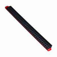 ERNST MANUFACTURING 96-Tool Hex Bit Holder: Black/Red, 1 9/16 in Overall Wd, 96 Posts/Slots, Plastic (MPN 5734). Key specifications — Material: Plastic; Brand: ERNST MANUFACTURING; Color: Black; For Tool Type: Sockets; Product Type: Socket Bit Magnetic Bar.