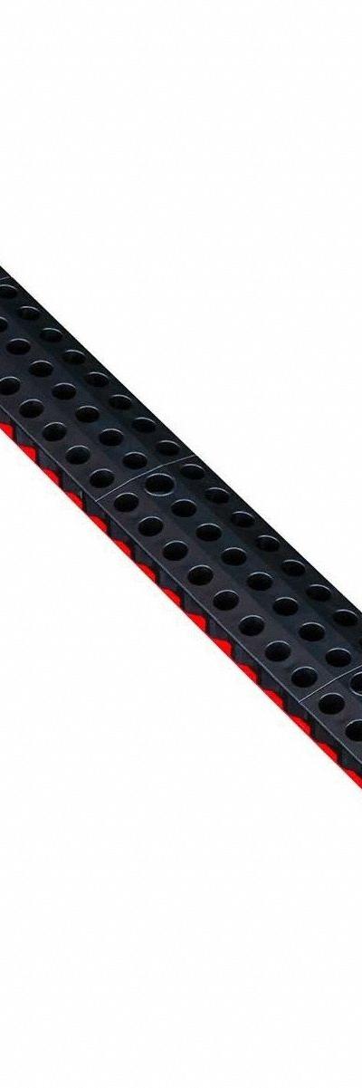 ERNST MANUFACTURING 96-Tool Hex Bit Holder: Black/Red - Screwdriver Racks & Bit Organizers