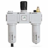 NUMATICS Filter/Regulator/Lubricator Assembly: 1 in NPT, 4,250 lpm, 16 bar Max Op Pressure, 5 micron (MPN A653A0000011664). Key specifications — attr109588: 653; attr109546: Manual - Semi-automatic Drain; attr109524: NUMATICS.