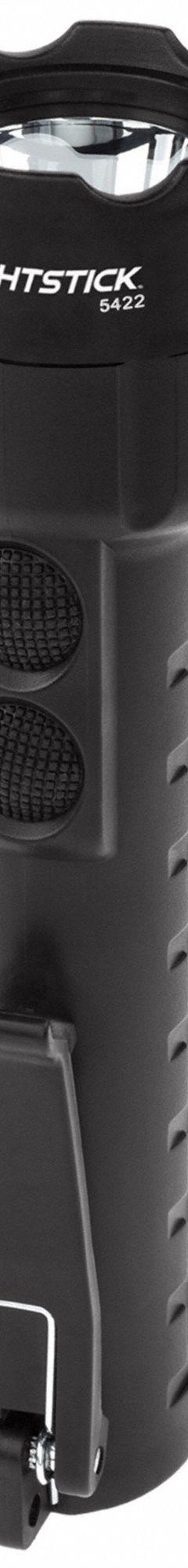 NIGHTSTICK Safety-Rated Flashlight: 260 lm, 19 hr Run Time at Max Brightness, 170 m Max Beam, Black (MPN XPP-5422B). Key specifications — Brand: NIGHTSTICK; Battery Requirements - Broad: Requires 3 AA.