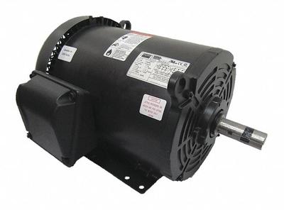 Dayton General Purpose Motor: Rigid Base Mount, Totally Enclosed Fan Cooled, 5 hp - Rigid Base 3-Phase General Purpose AC Motors