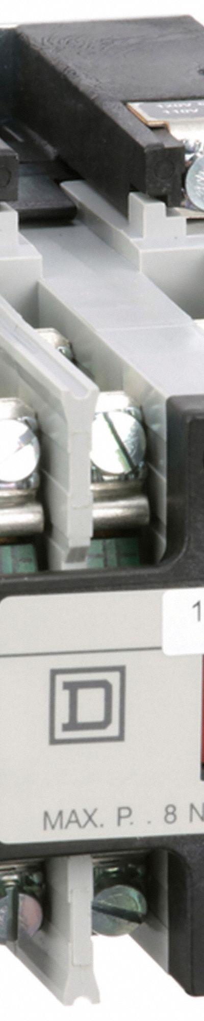 SQUARE D NEMA Control Relay: Surface Relay Mounting, 120V AC Coil Volt - Surface-Mounted Relays