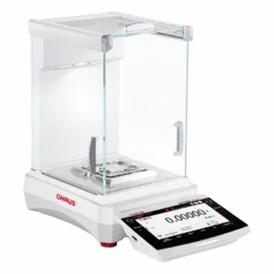 OHAUS Lab Scale: 120 g Capacity, 0.01 mg Readability, 0.02 mg Repeatability, 0.2 mg Linearity - Semi-Micro Lab Balances
