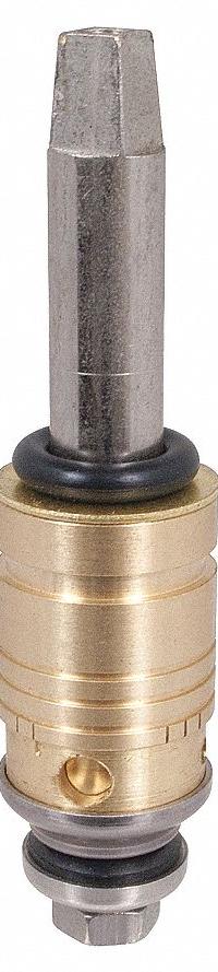 CHICAGO FAUCETS Cartridge: Use with Hot/Cold Water, Brass, Compression, (1) Cartridge (MPN 274-X245RJKABNF). Key specifications — For Water Temperature: Hot/Cold; Compatible Brand: Chicago Faucets; Product Type: Cartridge; Includes: (1) Cartridge; Material: Brass.