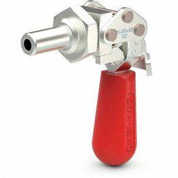 DE-STA-CO Straight Line Clamp: Flange Base Mounting - Corrosion-Resistant Straight-Line Toggle Clamps