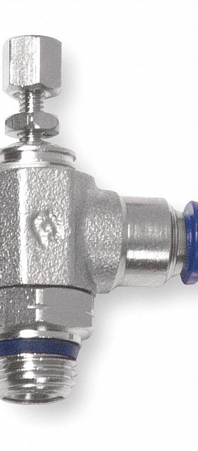 AIGNEP USA Universal Flow Control: Elbow Fitting - Elbow-Style Speed Control Valves