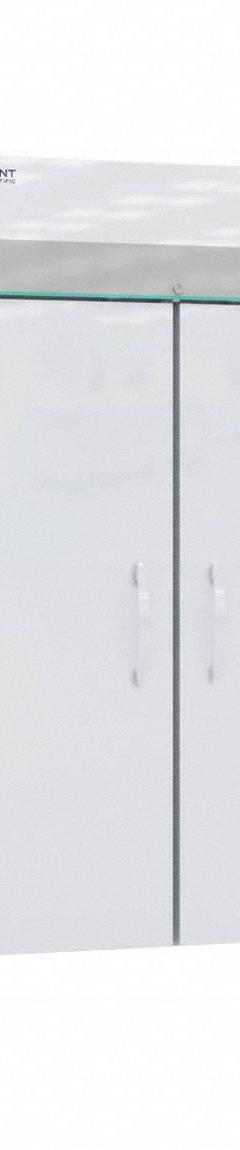 COREPOINT SCIENTIFIC Blood Bank Refrigerator: 49 cu ft, Upright, 1°C to 10°C, 36 3/8 in Overall Dp (MPN NSBR492WSW-0). Key specifications — Door Opening Style: Left and Right; Color: White; Alarm Type: Door Ajar; Manufacturer Part Number: NSBR492WSW-0; Brand: COREPOINT SCIENTIFIC; Product Type: Blood Bank Refrigerator; Door Type: Swing Solid; Refrigerant Type: R-600a.