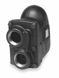 Steam Trap: Cast Iron, 1 1/2 in FNPT, 5,900 lb/hr, 75 psi Max., 377°F Max., C Pattern (MPN FT075C-6). Key specifications — Brand: BELL & GOSSETT; Installation Orientation: Horizontal; Float Material: Cast Iron; Manufacturer Series: C.