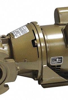 Circulating Pump: 1/2 hp HP, Bronze, 1, 90 gpm, 15 ft Max. Head, 11 1/2 in Face to Face, Inline (MPN ARM3024PAB). Key specifications — Connection Type: Flange; Brand: LOCHINVAR; Includes Volute: Volute Included; Efficiency: Standard Efficiency; System Type: Potable Water.