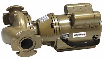 LOCHINVAR Circulating Pump: 1/2 hp HP, Bronze, 1, 90 gpm, 15 ft Max. Head, 11 1/2 in Face to Face - OEM Replacement Circulator Pumps