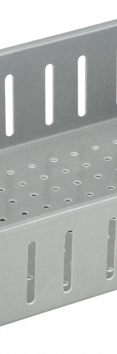 MOLDED FIBERGLASS Straight Wall Tote: 2.5 gal - Extreme-Temperature Washdown Stacking Tubs