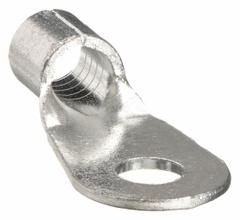 PANDUIT Ring Terminal: Bare, 5/16 in Stud Size, 4 AWG to 4 AWG Wire Sizes, 2,000 V (MPN P4-56R-E). Key specifications — Brand: PANDUIT; Barrel Style: Serrated.