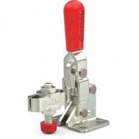 DE-STA-CO Toggle Clamp: Std Vertical Handle, Flange Base Mounting, 100 lbf Holding Capacity - Max (MPN 201-U). Key specifications — attr668198: DE-STA-CO; attr668630: Neoprene.