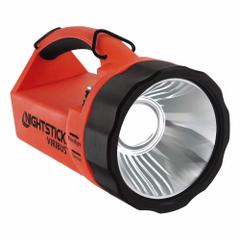Lantern: Rechargeable, 300 lm Max., 9.25 hr Run Time at Max. Brightness, 635 m Max Beam, Polymer (MPN XPR-5580R). Key specifications — Includes: Shoulder Strap; Brand: NIGHTSTICK; Battery Requirements - Broad: Includes Rechargeable.