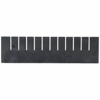 LEWISBINS Divider: 15 5/8 in x 4 1/2 in, Plastic, DC3050-XL (MPN DV1750 XL). Key specifications — Material: Plastic; Color: Black; Compatible Manufacturer Model Number: DC3050-XL; Brand: LEWISBINS.