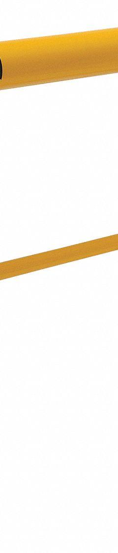 VESTIL Mach And Rack Guard: 42 5/8 in Top Rail Ht, 7/8 in Mounting Hole Dia, 21 in Mid-Rail Ht (MPN HPRO-48-42-4). Key specifications — Color: Yellow; Material: Steel; Rail Mounting Style: Floor Mounted; Includes Mid-Rail: Mid-Rail Included.