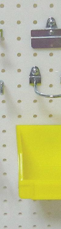 APPROVED VENDOR Pegboard Hook Assortment Kit: 9/32 in Peg Hole, For 1 in Pegboard Hole Spacing (MPN 5TPF6). Key specifications — Finish: Zinc-Plated; Color: Yellow; Includes: (10) Extended Spring Clips; Locking System: Screw-In; Mounting Type: Surface; Accessory Type: Hook Assortment Kit; Brand: APPROVED VENDOR.
