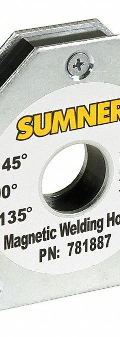 SUMNER Magnetic Holder: 30°_45°_60°_75°_90°, 49 lb Max Pull (MPN 781887). Key specifications — Brand: SUMNER; Manufacturer Part Number: 781887.