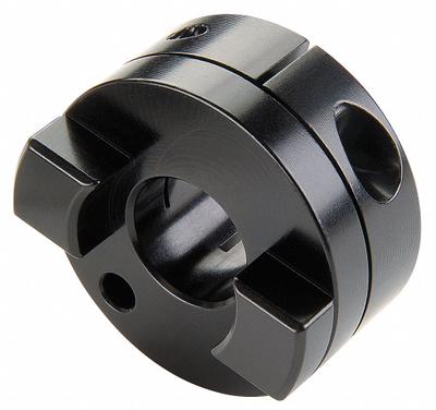 RULAND MANUFACTURING Motion Control Coupling Hub: 0.5° Angular Misalignment - Clamp-On Oldham Coupling Hubs for Round Shafts