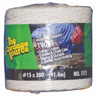 APPROVED VENDOR Twine: Twisted, 5 lb Working Load Limit, Spool, 1/16 in Dia - Light-Duty Twine