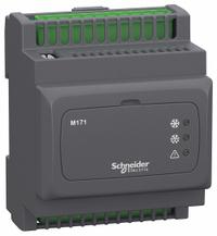 SCHNEIDER ELECTRIC Controller: (2) Digital/(4) Analog In, (2) Digital Out (MPN TM171VEVM4). Key specifications — Manufacturer Part Number: TM171VEVM4; Power Required: 24V AC/DC; Product Type: Controller; Number and Type of Outputs: (2) Digital; Number and Type of Inputs: (4) Analog.