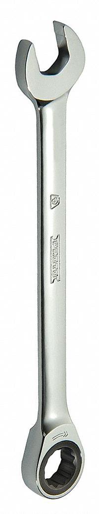 PROTO Combination Wrench: Alloy Steel, Chrome, 9/16 in Head Size, 7 1/2 in Overall Lg (MPN JSCR18T). Key specifications — attr309600: 9/16 in; attr309611: Chrome; attr309610: Alloy Steel; attr309604: No; attr309612: No; attr309613: No; attr309615: No; attr324932: PROTO.