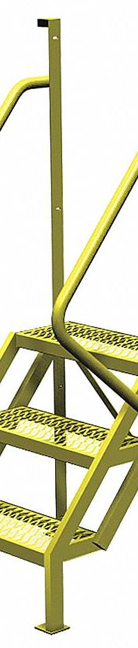 TRI-ARC Configurable Platform Ladder: 6.8 ft Overall Ht, 30 in Overall Wd, 20 in Overall Dp, Steel (MPN UCL5003242). Key specifications — Material: Steel; Color: Yellow; Brand: TRI-ARC.