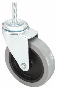 APPROVED VENDOR Stem Caster: Swivel, 4 in Wheel Dia., 1 in Wheel Wd, Polyurethane, 1 1/2 in Stem Lg (MPN 32J806). Key specifications — Brand: APPROVED VENDOR; Thread Size: 3/8"-16; Roll Up: Swivel.
