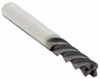 OSG Square End Mill: Carbide, TiAlN Coated, 4 Flute, 1/8" Mill Dia, 1/2" LOC, 1-1/2" OAL (MPN 447-125011)