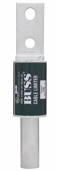 BUSSMANN Cable Limiter: Cable-to-Bolt Connection, 750 kcmil, Copper Conductors, 600 V AC, Offset (MPN KDR). Key specifications — Connector Type: Tube-to-Offset Bolt; Brand: BUSSMANN; Manufacturer Part Number: KDR; For Conductor Material: Copper.
