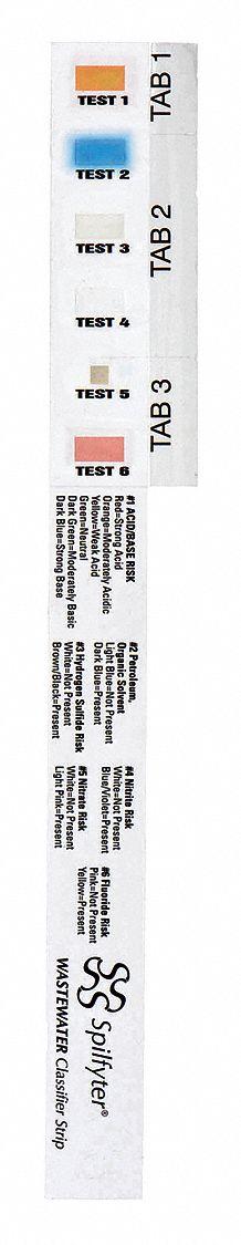 SPILFYTER Classifier Strip: Wastewater - Wastewater Testing Strips
