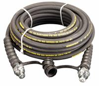 Hydraulic Hose Assembly: 1/4 in ID, CH604 x CH604, 50 ft Lg, Black, 3/8 in x 3/8 in Fitting Size (MPN HC9250C). Key specifications — Hose Color: Black; Hose Tube Material: Rubber; Fitting Type: CH604 x CH604; Manufacturer Part Number: HC9250C; Brand: ENERPAC.