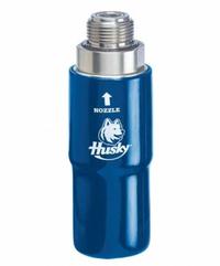 HUSKY Swivel: Swivel, Reconnectable, 3/4 in BSPM Inlet, 3/4 in BSPM Discharge (MPN 012890). Key specifications — Product Type: Swivel; Discharge Gender: Male; Inlet Gender: Male; Body Material: Aluminum/Stainless Steel; Inlet Standard: BSP; Brand: HUSKY; Discharge Standard: BSP; Chemical Compatibility: DEF.