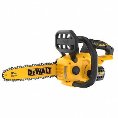 DEWALT Cordless Chainsaw: 12 in Bar Lg, Top Handle, Auto/Adj Chain Oiler, 20 V - Battery-Powered Chainsaws