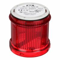 EATON Tower Light Module: Steady, 110/120V AC, Red, 70 mm Overall Dia, 3 in Overall Ht, SL4 (MPN SL7-L120-R). Key specifications — Brand: EATON; Compatible with Series: SL4; Lens Color: Red; Operating Voltage: 110/120V AC; Manufacturer Part Number: SL7-L120-R.