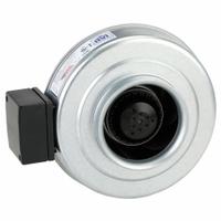 In-Line Duct Fan: 232 cfm Max., 6 in Duct, 70 W, 120V AC, 1 Ph, IP44, Galvanized Steel (MPN 45022). Key specifications — Includes: Ceiling Grilles; Brand: FANTECH; Speed Controllable: Yes; High-Efficiency Motor: No; Nameplate Voltage: 120V AC; Number of Speeds: 1; Airflow @ 0.000 in SP - Range: 0 to 249 cfm; High-Efficiency Motor_Broad: Standard-Efficiency Motor.