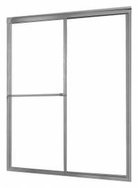 FOREMOST Shower Door: 56 in Min. Door Wd, 60 in Max. Door Wd, 70 in Overall Ht, Clear Tempered Glass (MPN TDSS6070-CL-SV). Key specifications — Brand: FOREMOST.