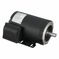 WEG General Purpose Motor: Rigid Base Mount, Open Drip Proof, 2 hp, 230/460V AC, 1,765 RPM (MPN 00218OT3E145TC-S). Key specifications — Brand: WEG; Nameplate Voltage @ 60 Hz: 230/460V AC; Full Load Current @ 60 Hz: 5.38/2.69 A; Nameplate RPM @ 60 Hz: 1,765 RPM; Motor Enclosure: ODP.