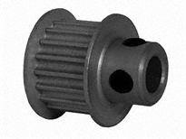 Dayton Timing Pulley: Modified Curvilinear, Fixed, For GT Timing Belt Section - GT Section Fixed-Bore Timing Pulleys with Hub
