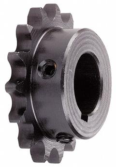 TSUBAKI Single Strand Sprocket: 50, For 5/8 in Chain Pitch, 1 1/4 in Bore Dia, 24 Teeth, Steel (MPN 50B24F-1 1/4). Key specifications — Brand: TSUBAKI.