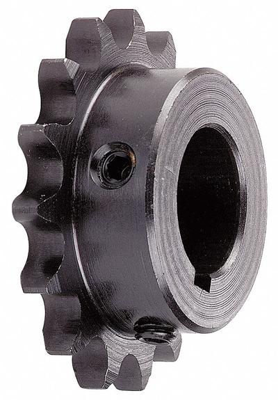 TSUBAKI Single Strand Sprocket: 50, For 5/8 in Chain Pitch, 1 1/4 in Bore Dia, 24 Teeth - Size 50 Fixed-Bore Roller Chain Sprockets