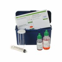 AQUAPHOENIX Water Quality Test Kit: Hydrogen Peroxide, 1 drop = 50 ppm/10 mL, 75 Tests (MPN TK3340-Z). Key specifications — Includes: Test Vial; Range: 1 drop = 50 ppm/10 mL; Test Parameters: Hydrogen Peroxide.