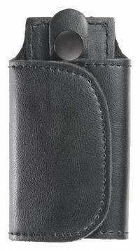 HEROS PRIDE Key Holder: Black, Leather, Plain, 4 1/2 in x 65 mm, Hook-and-Loop Closure (MPN 1485PB). Key specifications — attr188437: Black; attr188438: Leather; attr188431: Key Pouch.
