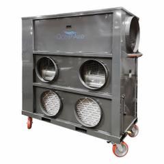 OCEANAIRE Portable Air Conditioner: 3,000 sq ft – 6,000 sq ft, 144,000 BtuH, 460V AC, Cooling Only (MPN OPAC14434). Key specifications — Compatible Location: Outdoor; Voltage: 460V AC; Includes Air Filter: Air Filter Included; Brand: OCEANAIRE.