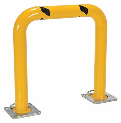 VESTIL Machine Guard: 36 in Top Rail Ht, 5/8 in Mounting Hole Dia - High-Profile Pipe-Style Guardrails