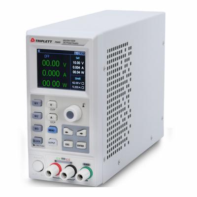 TRIPLETT Power Supply: Digital DC, Included, 6.9 in H x 3.4 in W x 10 in D, 3 Displays - Digital DC Power Supplies